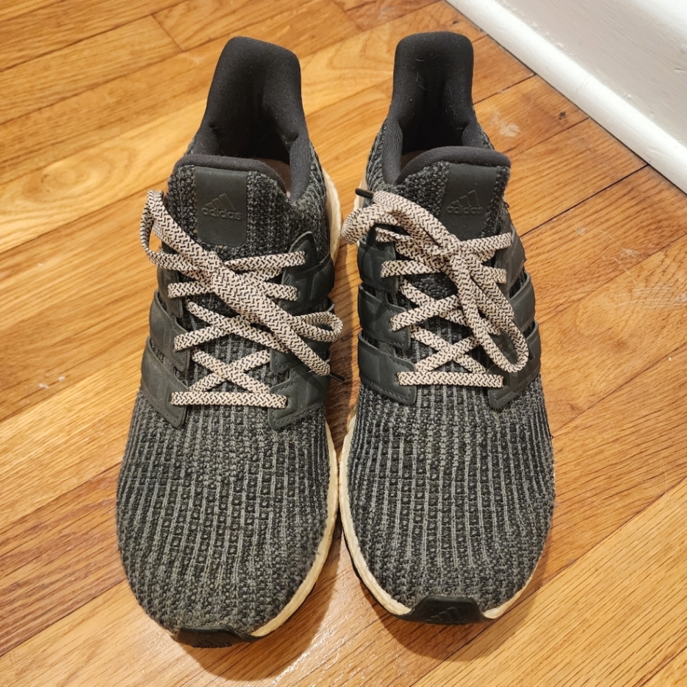 Adidas Ultraboost Gray and Tan Women's Sneakers, size 10.5 - Picture 2 of 4